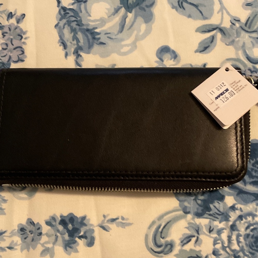 Coach Black Zip-Around Wallet - Picture 2 of 3